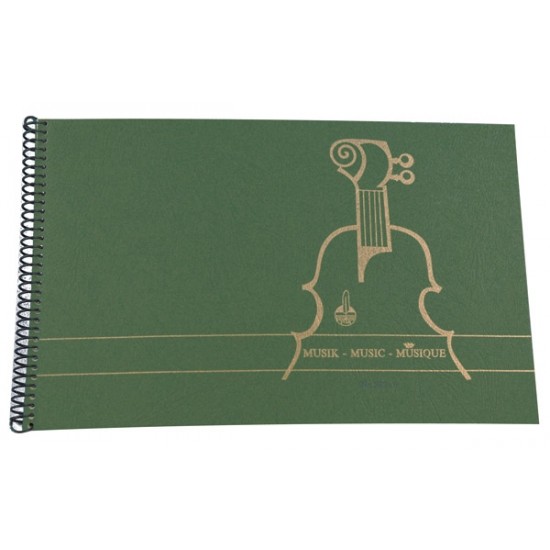 Notenbuch Oktav 6 Systeme