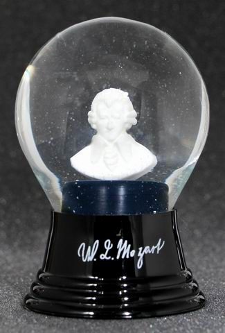 Snowglobe Wolfgang Amadeus Mozart