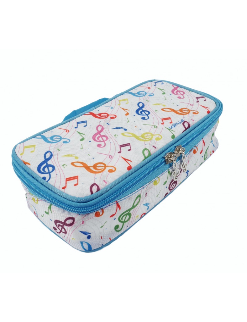 Pencil Case Treble Clef coloured