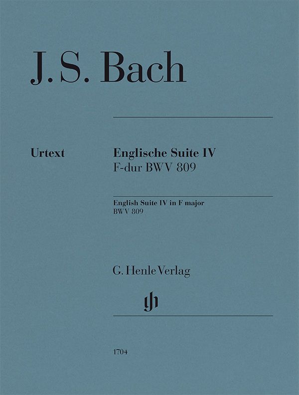 Englische Suite IV F-Dur BWV 809