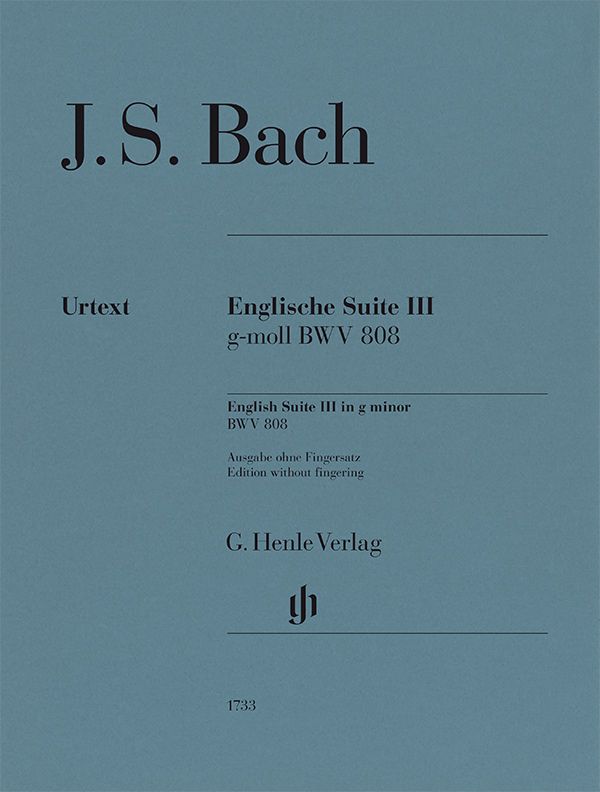 Englische Suite III g-moll BWV 808