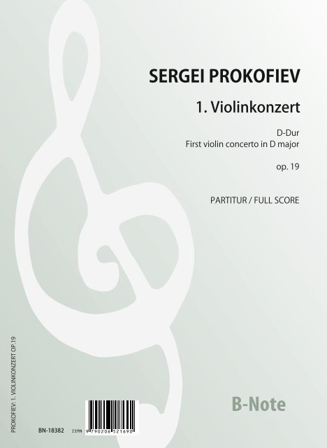 Violinkonzert Nr. 1 op. 19