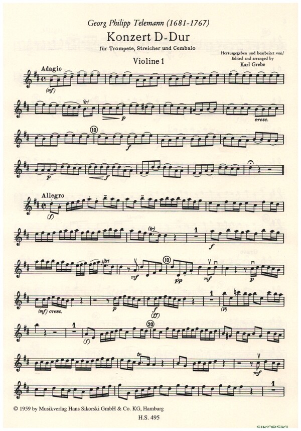 Konzert D-Dur