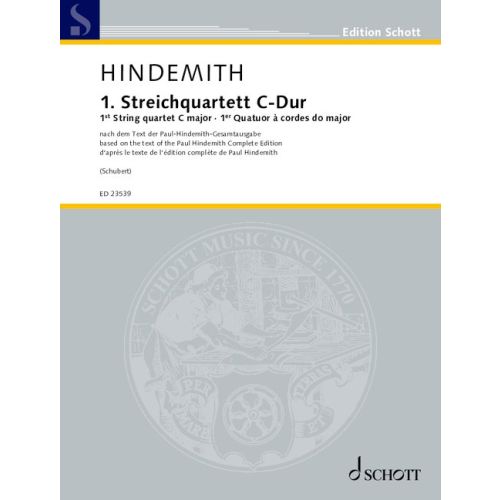 1. Streichquartett C-Dur