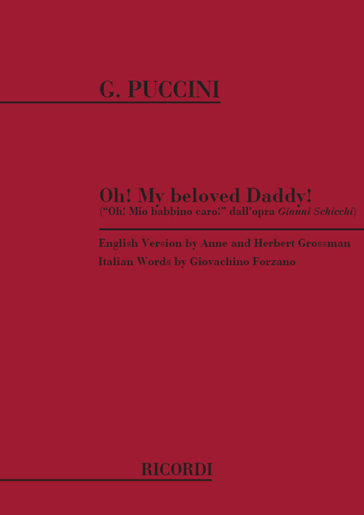 O mio babbino caro (Gianni Schicchi)