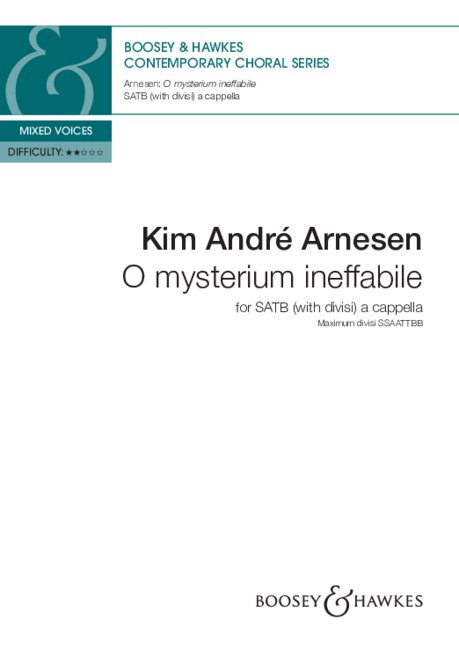 O mysterium ineffabile