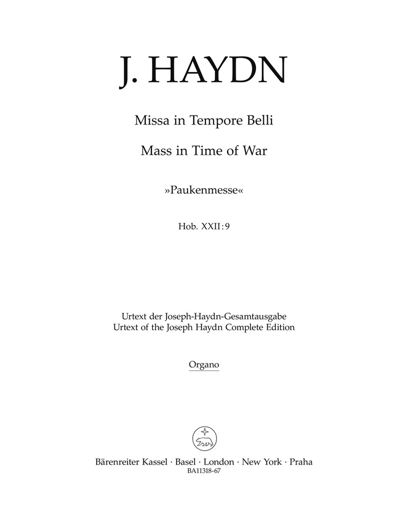 Paukenmesse, Hob. XXII:9