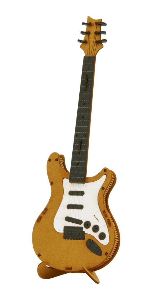 3D Papiermodell E-Gitarre