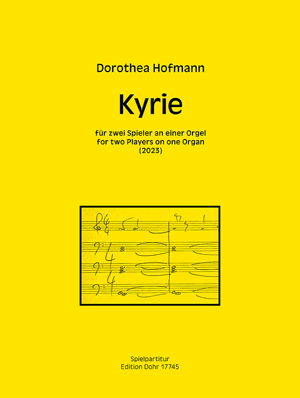 Kyrie für zwei Spieler an einer Orgel (2023)
