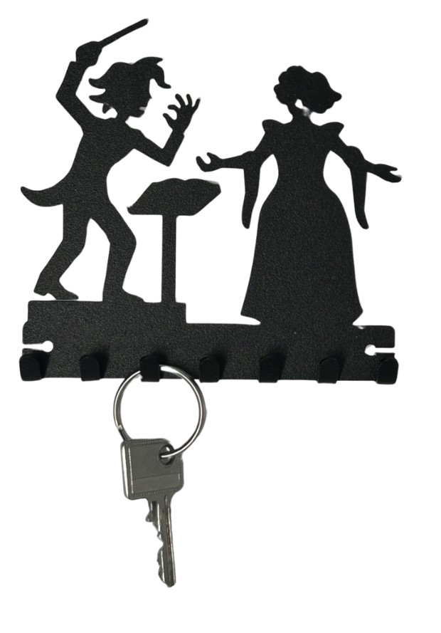 Schlüsselboard Dirigent & Sängerin 12cm