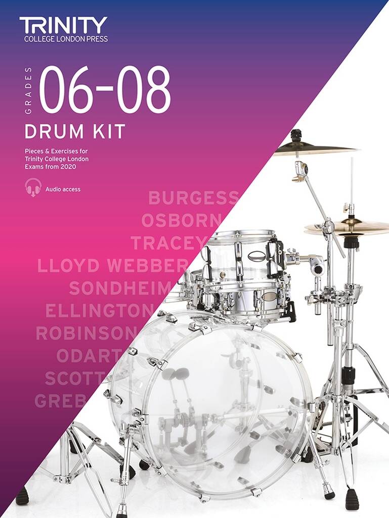 Trinity Drum Kit from 2020-2023 Grades 06-08