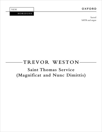 Magnificat and Nunc dimittis (Saint Thomas Service)