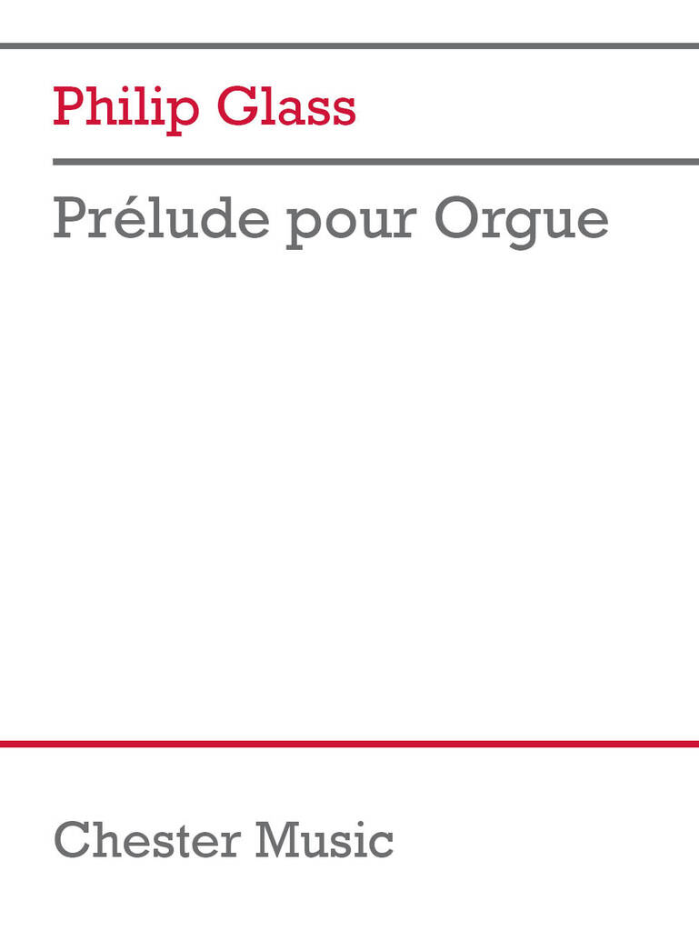 Prelude pour Orgue