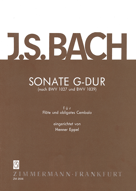 Sonate G-Dur nach BWV 1027 und BWV 1039