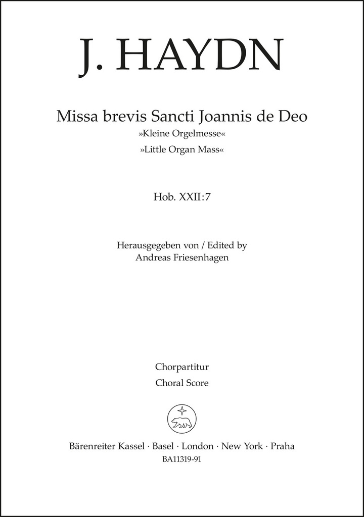 Kleine Orgelsolomesse, Hob. XXII:7