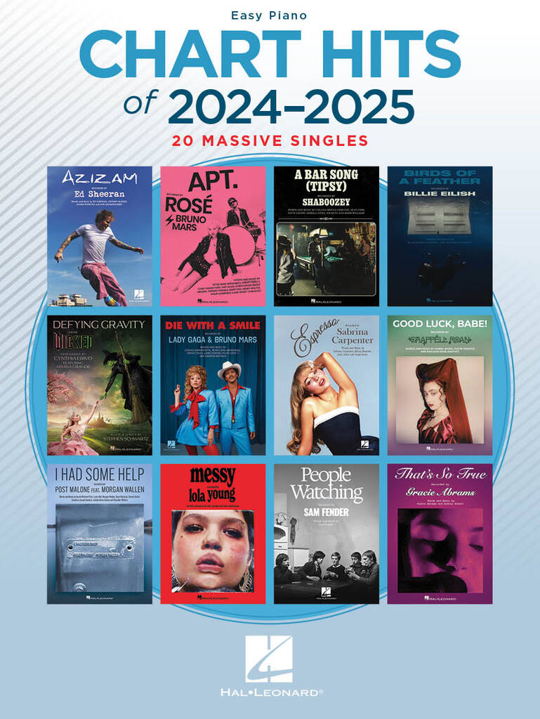Chart Hits of 2024-2025 - Easy Piano Edition