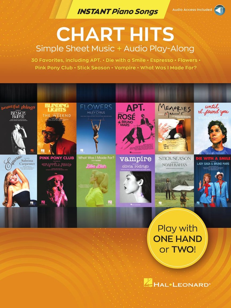 Chart Hits - Instant Piano Songs
