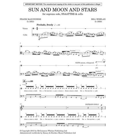 Sun and moon and stars