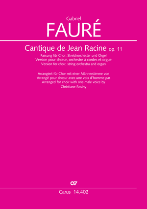 Cantique de Jean Racine