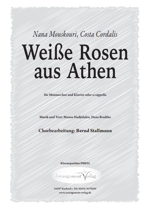 Weiße Rosen aus Athen