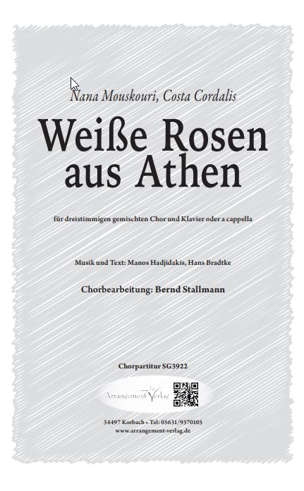 Weiße Rosen aus Athen