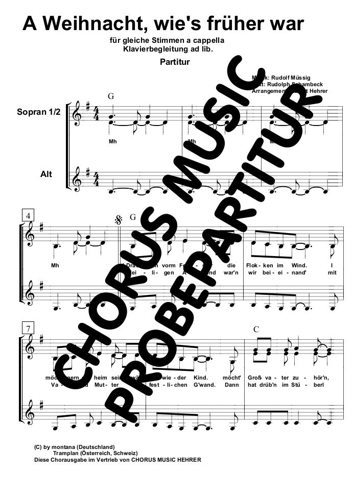 A Weihnacht wie's früher war