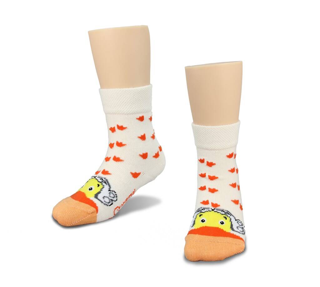 Kindersocken "Mozart Ente" Gr. 19-22