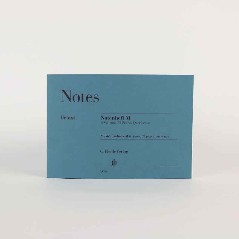 Notes, Notenheft M Querformat