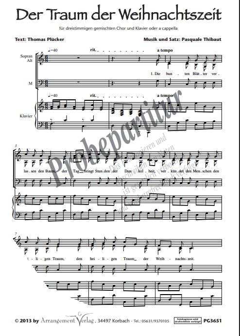 Der Traum der Weihnachtszeit