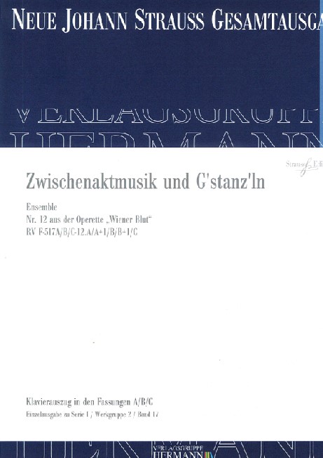 Wiener Blut - Zwischenaktmusik und G'stanz'ln (Nr. 12)