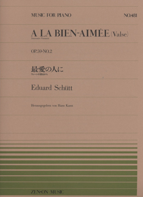 A la bien-aimée (Valse) op. 59 no. 2