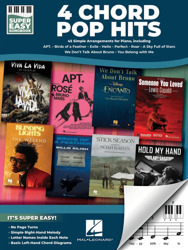 4 Chord Pop Hits - Super Easy Songbook