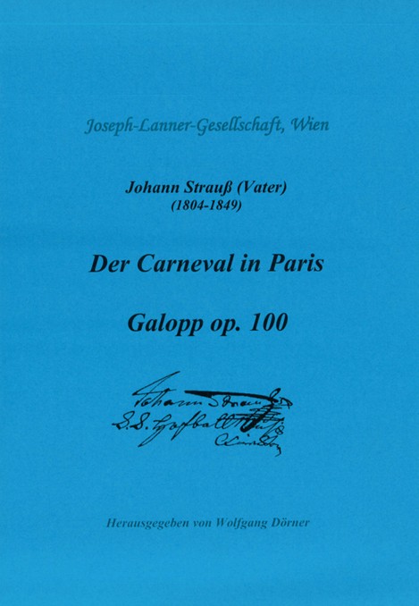 Der Carneval in Paris op. 100