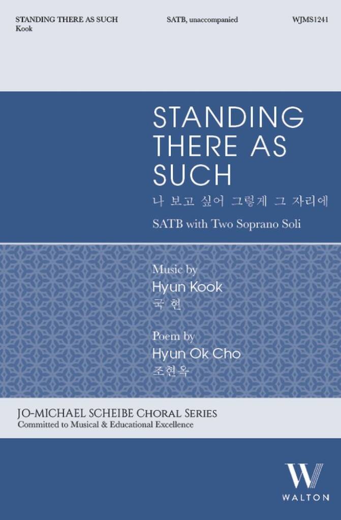 Standing there as such