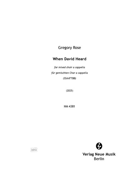 When David heard (2025)