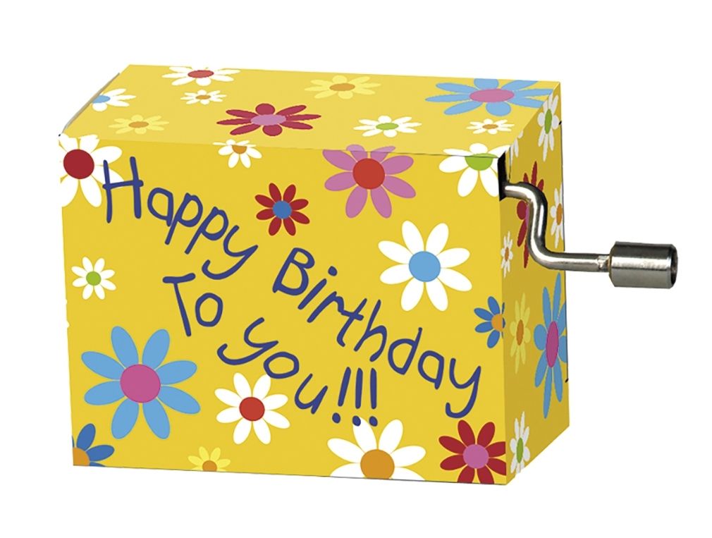 Musikbox / Spieluhr Happy Birthday