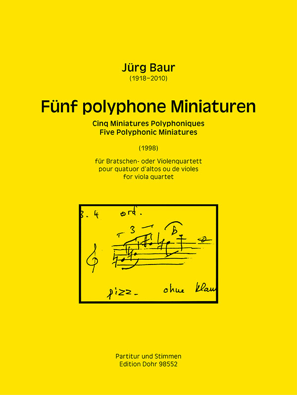 Fünf Polyphone Miniaturen