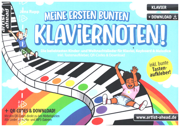 Meine ersten bunten Klaviernoten