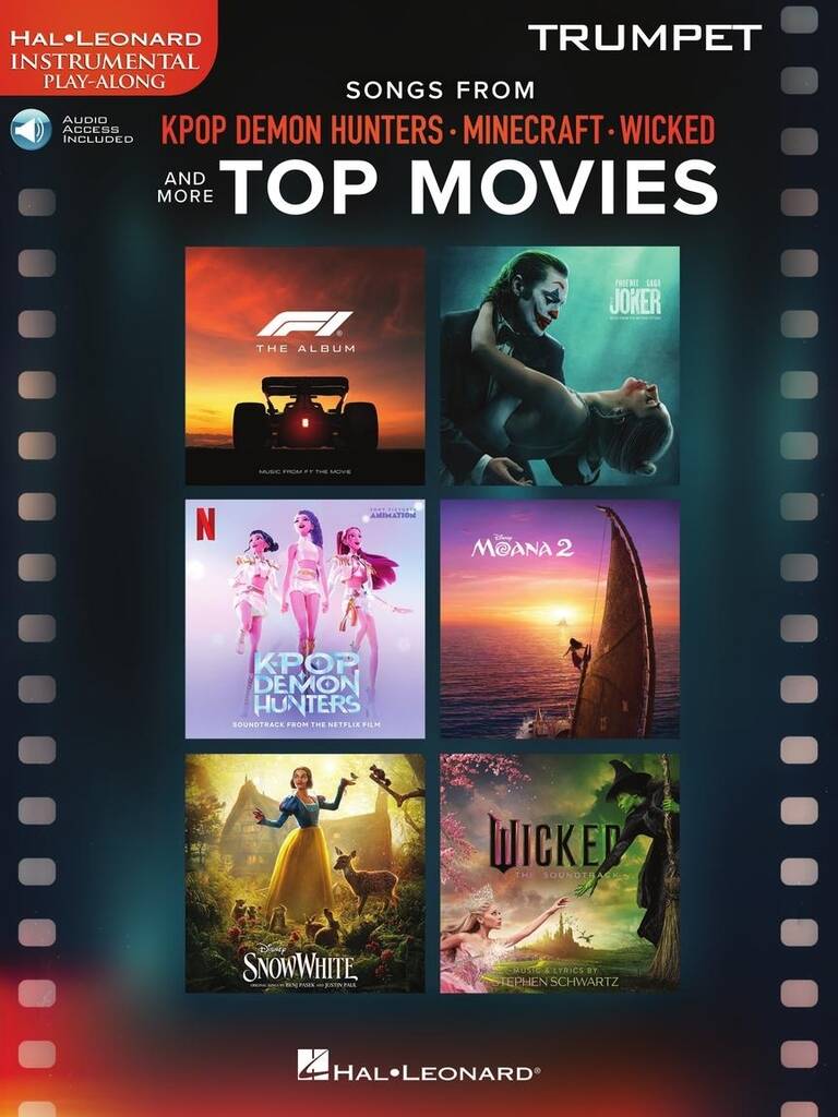Songs from KPop Demon Hunters, Minecraft, Wicked and more Top Movies - Trompete