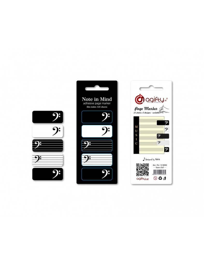 Page Marker Bassschlüssel