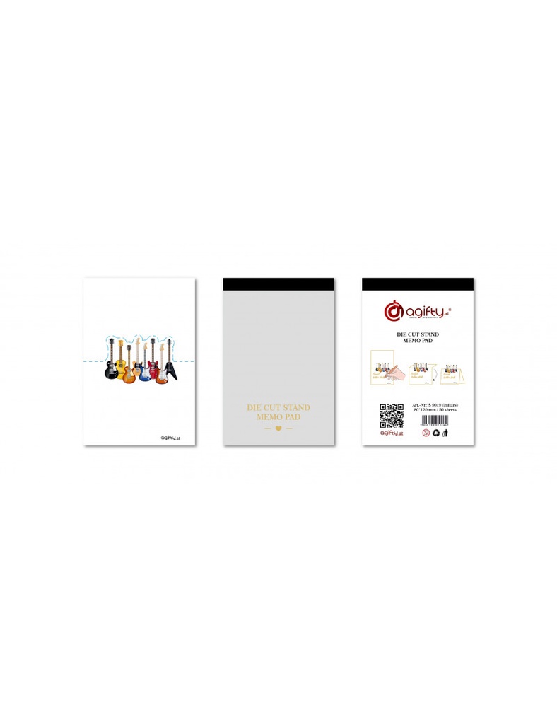 Stand Memo Pad Gitarren