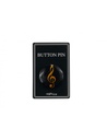 Ansteckbutton Violinschlüssel gold/glitter
