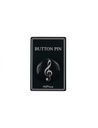 Ansteckbutton Violinschlüssel silber/glitter