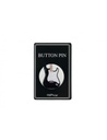 Ansteckbutton E-Gitarre schwarz/weiß