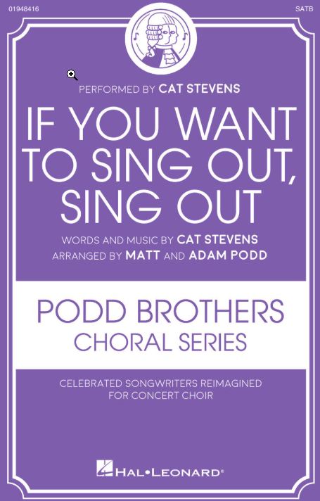 If you want to sing out, sing out