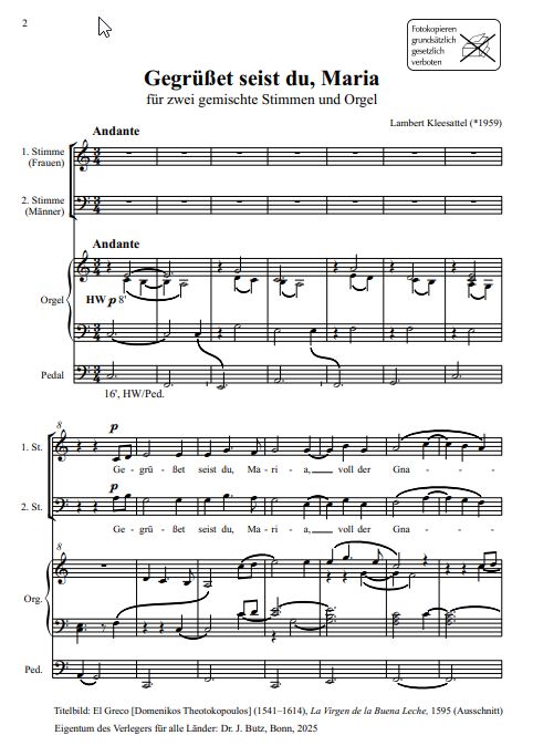 Gegrüßet seist du Maria