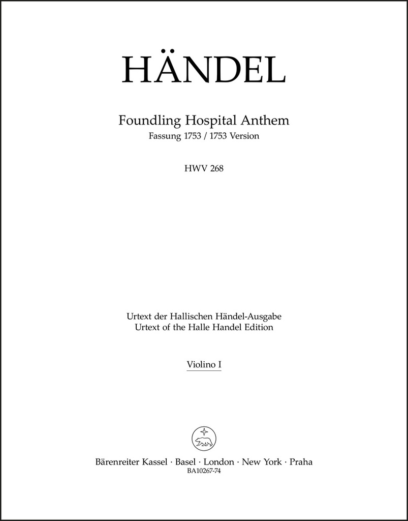 Foundling Hospital Anthem HWV 268