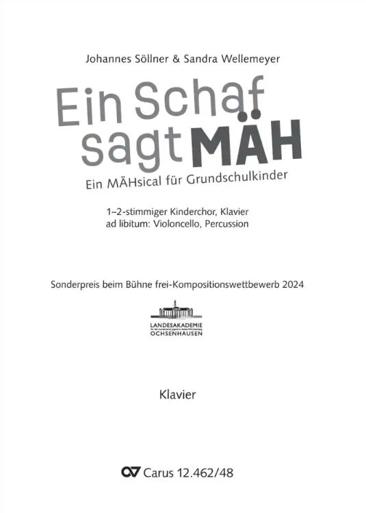 Ein Schaf sagt MÄH