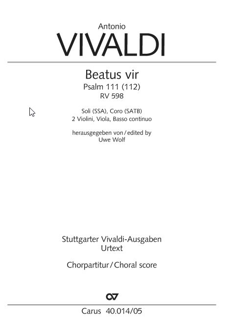 Beatus vir RV 598
