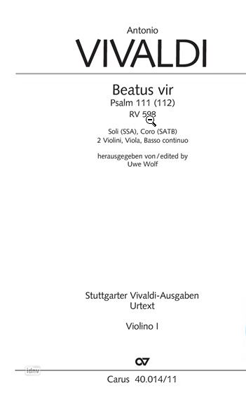 Beatus vir RV 598